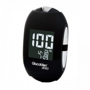 Glucosemeter GlucoMen Areo Set (incl Glucosemeter, prikpen, lancetten, glucosestrips, etui) - A.Menarini diagnostics