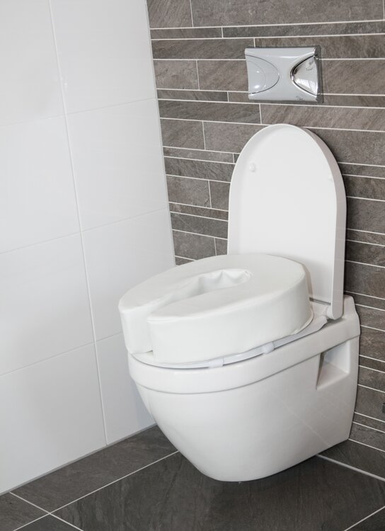 Atlantis - Zachte toiletverhoger - 10 cm - wit