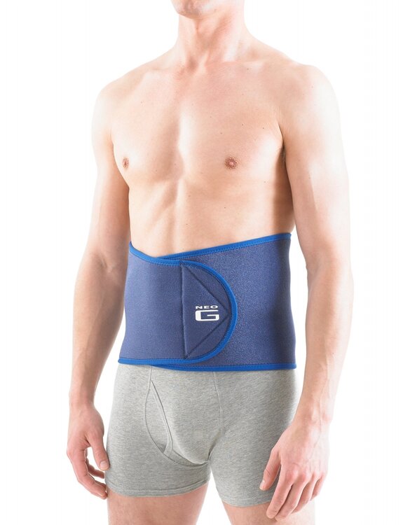 Neo G - rugband - one size - neopreen - blauw - tot 132 cm tailleomtrek