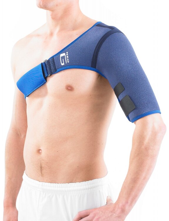 Neo G -  schouderbrace - one size - neopreen - blauw