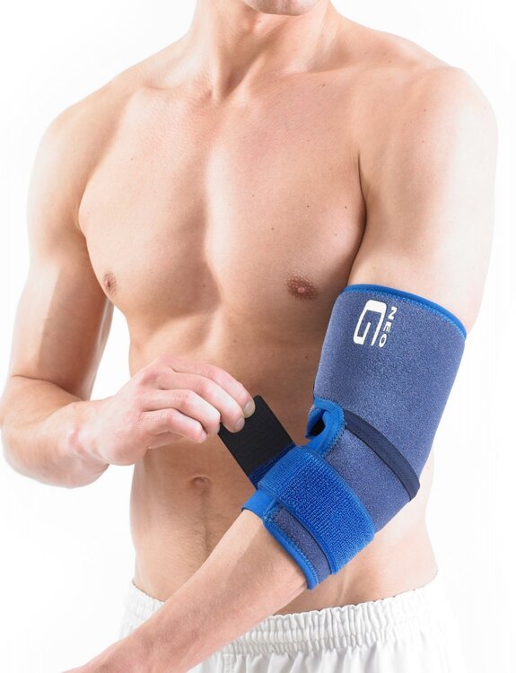 Neo G - Elleboogbrace - neopreen - blauw - one size