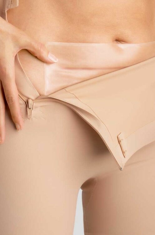 Amoena Curascar - stap 2 - Compressie panty tot boven de knie - huidskleur