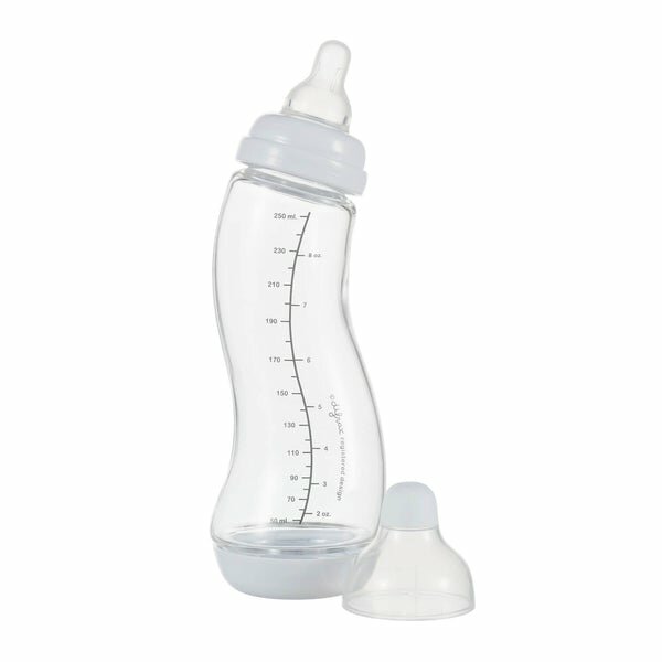 Difrax - Glazen Anti-Colic S-babyfles Natural - 250 ml