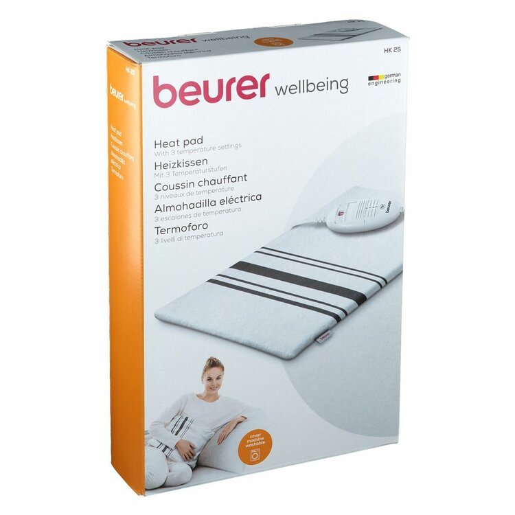 Beurer - HK 25 - elektrisch verwarmd kussen - 40 x 30 cm - 100 W