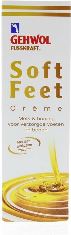Gehwol soft feet cr&egrave;me - melk en honing - 125ml 