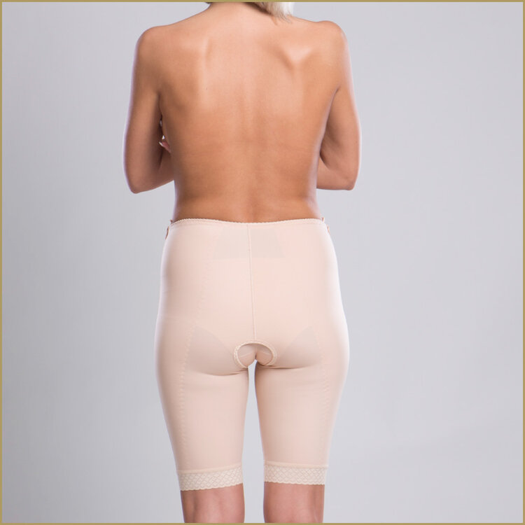 LIPOELASTIC - TF Comfort - lage taille - tot boven knie - huidskleur