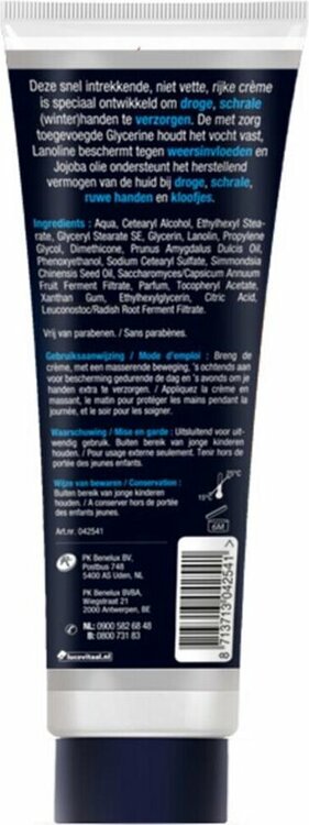 Lucovitaal - Winterhanden Balsem - 100 ml - Handcr&egrave;me - achterkant