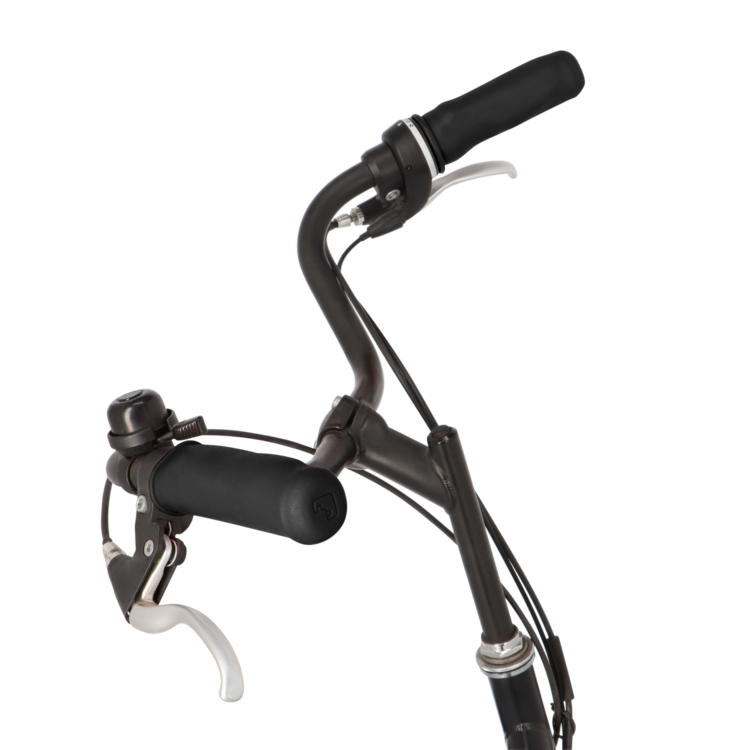 MyVeloGrips- 2 zachte hoezen voor fietshandvatten - zwart - per paar - op fiets