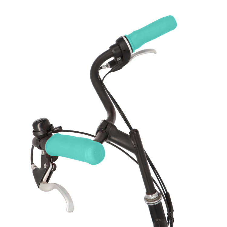 MyVeloGrips- 2 zachte hoezen voor fietshandvatten - turquoise - per paar