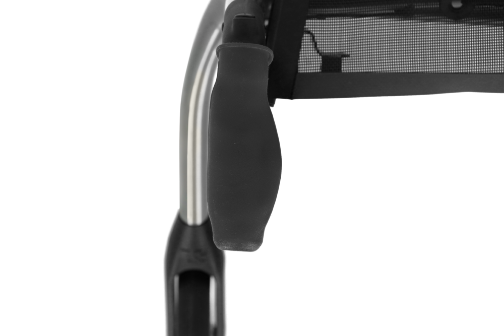 MyRollerSleeve - 2 zachte hoezen voor rollatorhandvatten - zwart - per paar - toepasbaar op alle handvaten - detail