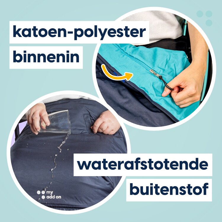 MyBlanket Night Blue - zomer editie - maat S/M - vanaf 1,50 m lichaamslengte