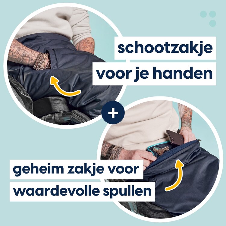 MyBlanket Night Blue - zomer editie - maat S/M - vanaf 1,50 m lichaamslengte