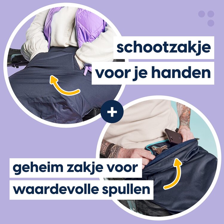 MyBlanket Night Blue - zomer editie - maat L/XL - vanaf 1,50 m lichaamslengte