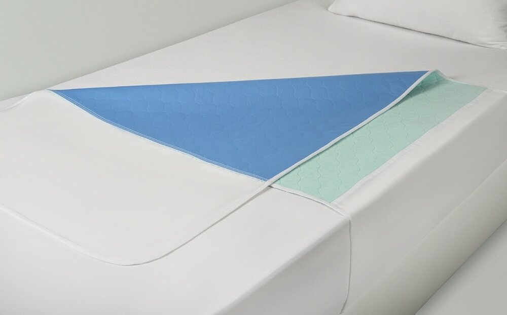 Hygion - Wasbare bed onderlegger met instopstroken - absorptiecapaciteit 1900 ml - 80 x 90 cm - in situ