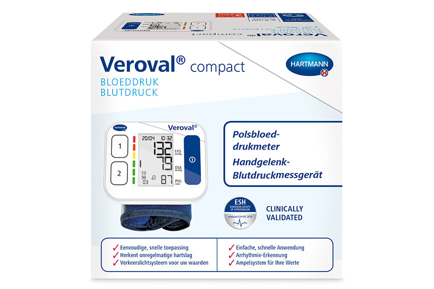 Hartmann - Veroval Compact - Pols Bloeddrukmeter  - in verpakking