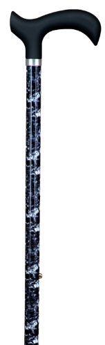 Gastrock  - aluminium wandelstok met Melbourne Soft greep - Luffa - in hoogte verstelbaar van 75 cm tot 98 cm - tot 120 kg bela