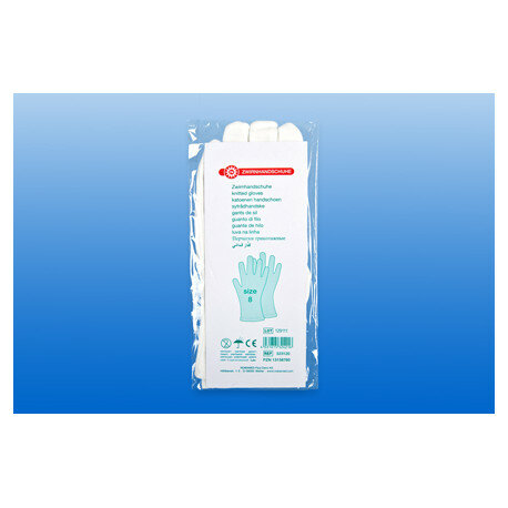 Noba - Katoenen handschoenen - wit - paar