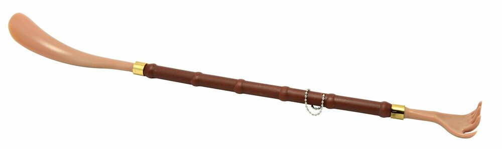 Schoenaantrekker met rugkrabber - kunststof - 51 cm