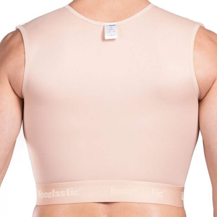 LipoElastic - MTmS Comfort - drukvest gynaecomastie heren - zwart