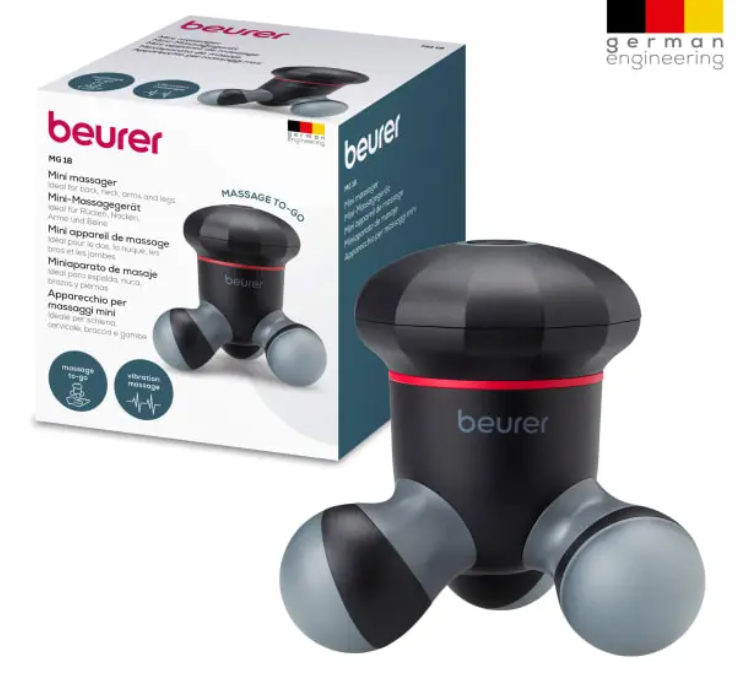  Beurer - MG 18 - mini-massageapparaat voor rug, nek, armen en benen - met verpakking