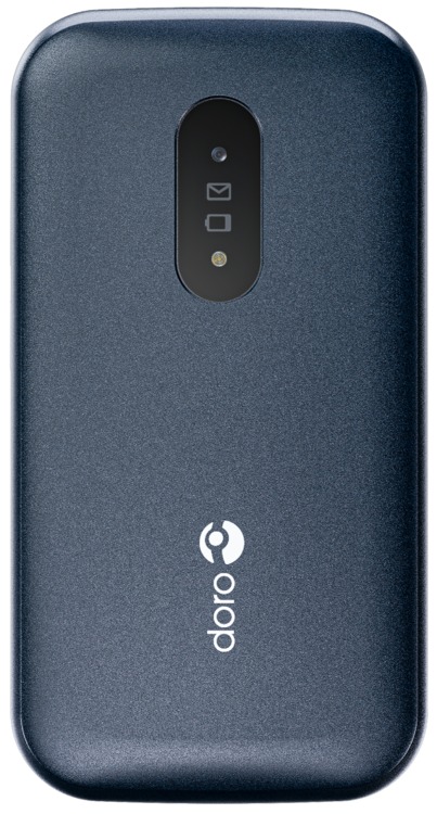 2820 - 4G Eenvoudige Klaptelefoon (Blauw-Wit) - dicht voorkant