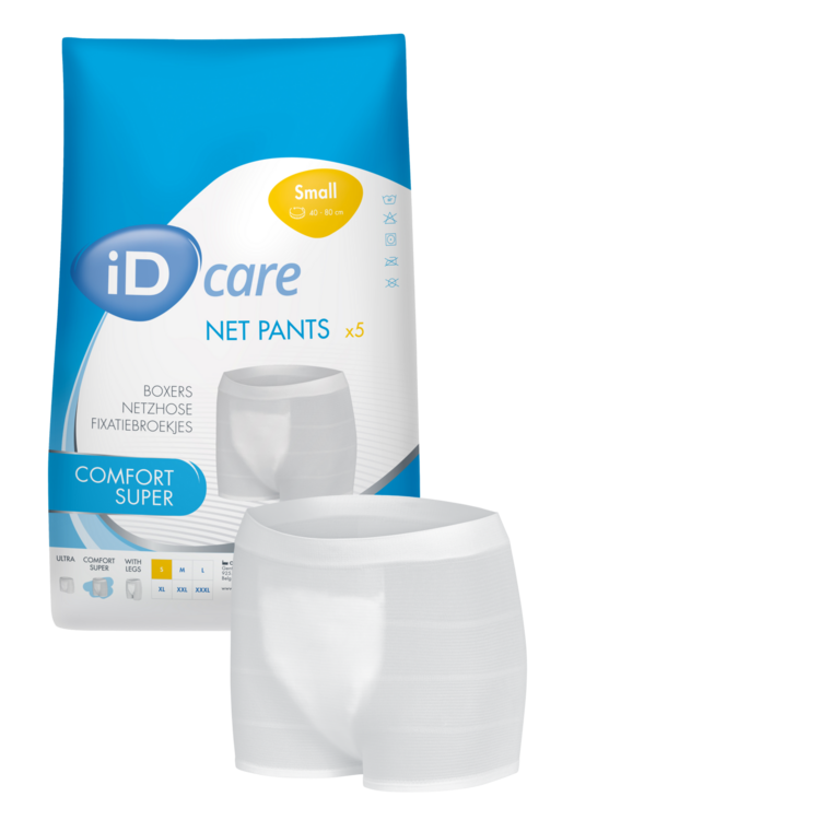 ID Care - Net pants Comfort Super - maat L - voor omtrek taille 80 tot 120 cm - per 5 stuks