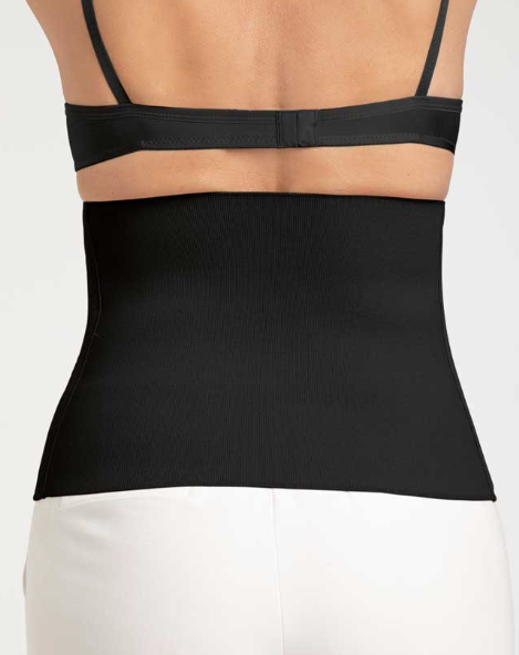 Amoena Belly Bandage - comfortabele compressieband - Zwart - achterkant