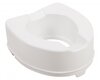 Atlantis Toiletverhoger - 15 cm - wit - zonder deksel - zijaanzicht