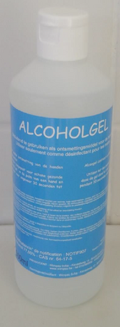 Desinfecterende handgel op alcoholbasis &gt; 77% - 500ml