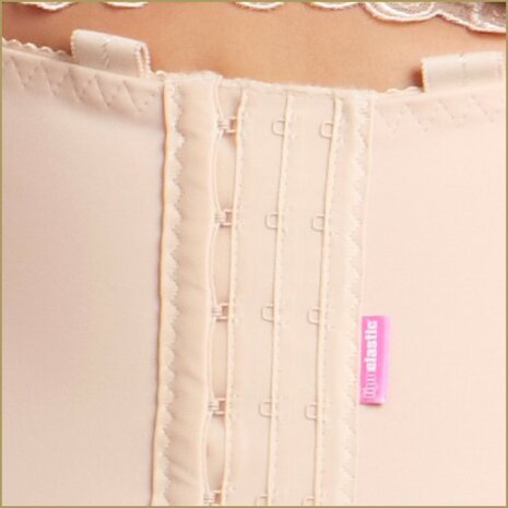 LIPOELASTIC VF Variant Lipopanty tot boven de knie met haaksluiting - detail