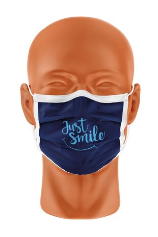 navy smile mondmasker