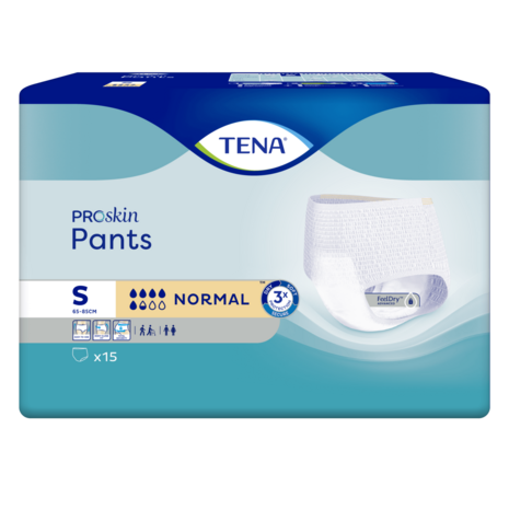 TENA ProSkin Pants Normal S - Incontinentiebroekjes - 15 stuks - omtrek&nbsp;taille&nbsp;65 cm tot 85 cm