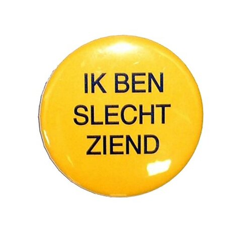 Low Vision Design - Button &ldquo;ik ben slechtziend&rdquo; - diameter 56 mm