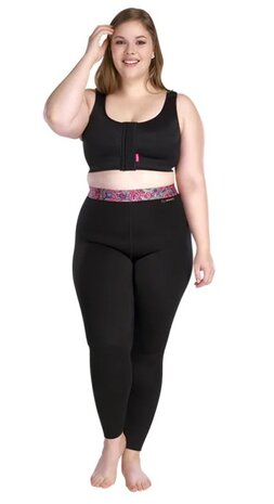 LIPOELASTIC Active leggings  long - zwart 