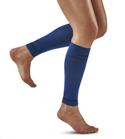 CEP the run compression - calf sleeves - woman - blue - tot onder de knie zonder voet - per paar - maat 4