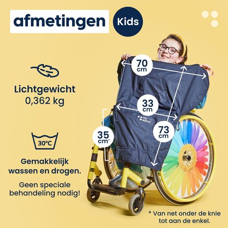 MyBlanket Night Blue - zomer editie - kleiner van 1,50 m lichaamslengte