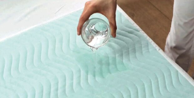 Hygion - Wasbare bed onderlegger met instopstroken - absorptiecapaciteit 1900 ml - 80 x 90 cm - test absorptie