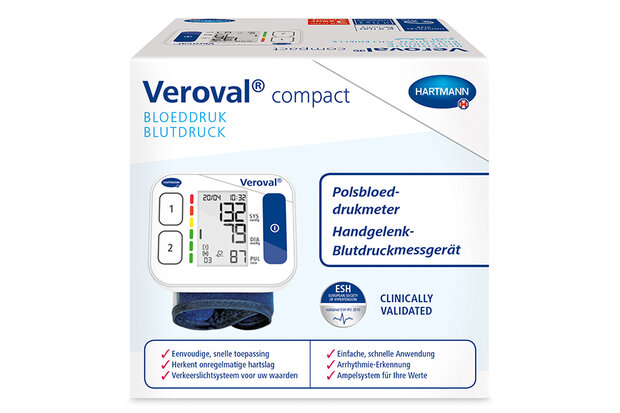 Hartmann - Veroval Compact - Pols Bloeddrukmeter  - in verpakking