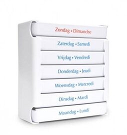 Pillendoos voor 7 dagen NL/FR Pillendoos voor 7 dagen NL/FR