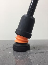 Antishock Flexyfoot Dop voor Wandelstok of Loopkruk - per stuk - FF19