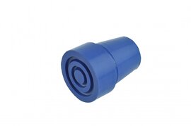 Stokdoppen - blauw - 19mm - set van 2 stuks