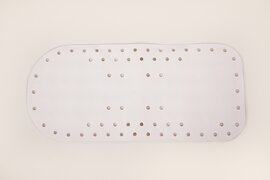 Atlantis - Anti-slip badmat - wit - 75 x 35 cm  Atlantis - Anti-slip badmat - wit - 75 x 35 cm