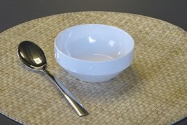 Soepkom Ornamin Klassik in melamine 522 - diameter 12,3 cm - wit - BPA-vrij Soepkom Ornamin Klassik in melamine 522 - diameter 12,3 cm - wit - BPA-vrij
