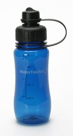 Brix - WaterTracker 0,5l - drinkfles - donker blauw - BPA vrij