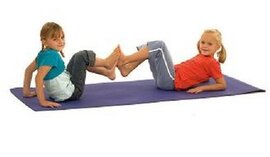 Oefenmat - economy - blauw - 200x70x1cm 