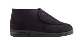 MSF pantoffel - zwart - hoog herenmodel - wasmachinewasbaar MSF pantoffel - zwart - hoog herenmodel - wasmachinewasbaar