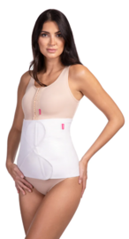Lipoelastic KP Soft 28 cm | Unisex Post-Chirurgische Buikband | Versneld Herstel | Wit