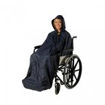 Splash - Wheely Mac - regenponcho met kap - zonder mouwen - ongevoerd large - blauw Splash - Wheely Mac - regenponcho met kap - zonder mouwen - ongevoerd large - blauw