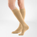 Bauerfeind - VenoTrain soft - AD - tricoband - Ccl 2 - unisex - gesloten teen - caramel - paar Bauerfeind - VenoTrain soft - AD - tricoband - Ccl 2 - unisex - gesloten teen - caramel - paar