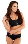 LipoElastic - Postoperatieve steunBh - PI Active - met haak- en oogsluiting vooraan - zwart LipoElastic - Postoperatieve steunBh - PI Active - met haak- en oogsluiting vooraan - zwart